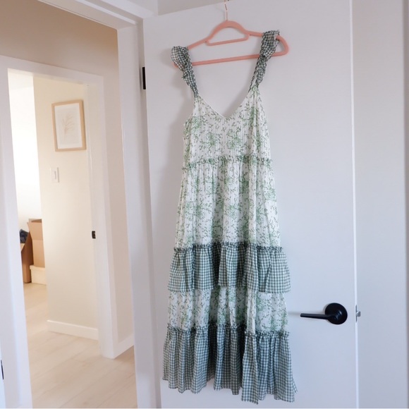 SOLD- CAMI NYC Angela Silk Floral Dress - Picture 3 of 9